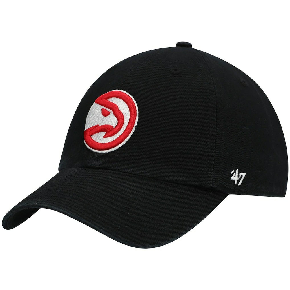 Atlanta Hawks '47 Core Logo Clean Up Adjustable Hat Black - NBA