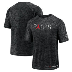Paris Saint-Germain Tower Space-Dye Raglan T-Shirt Black | Fanatics online