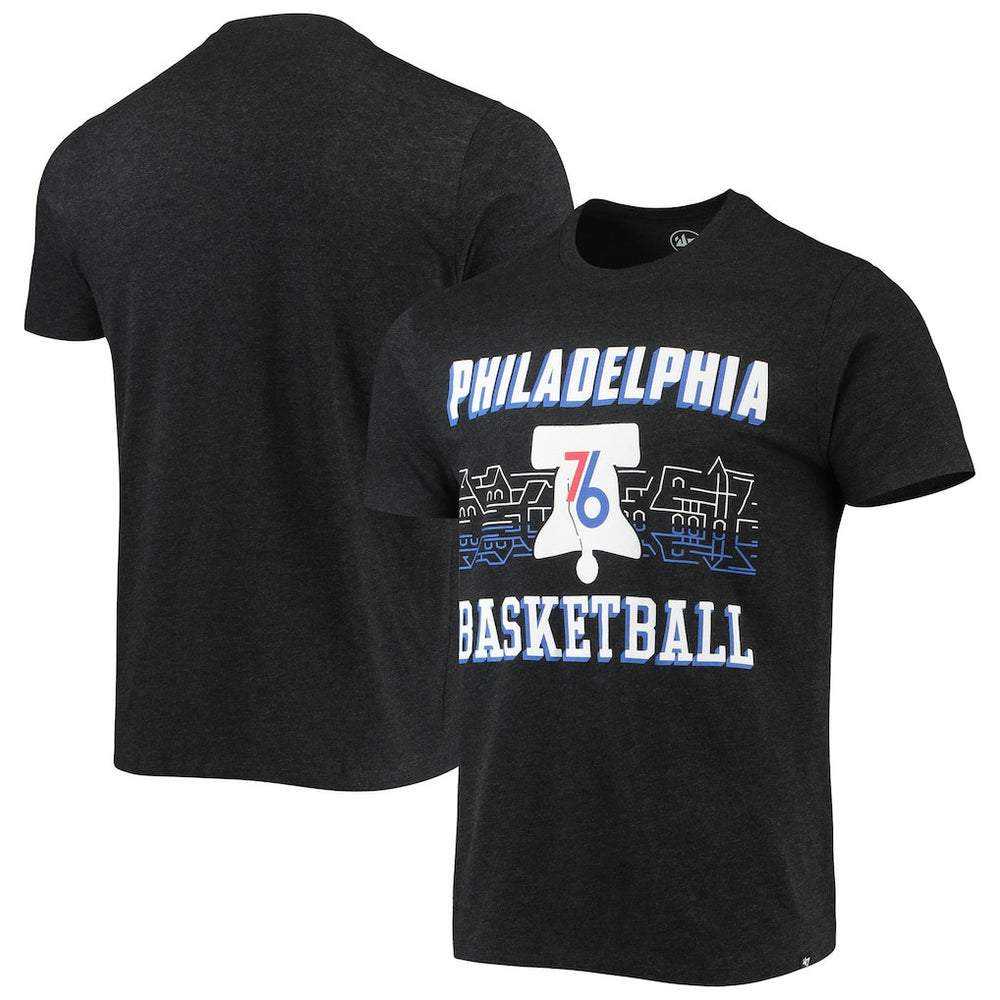 Philadelphia 76ers '47 City Edition Club T-Shirt Black - NBA