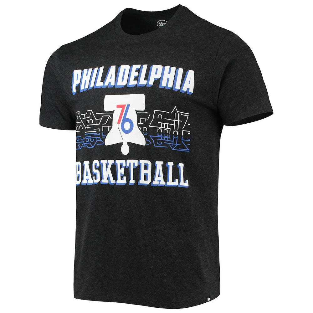 Philadelphia 76ers '47 City Edition Club T-Shirt Black - NBA