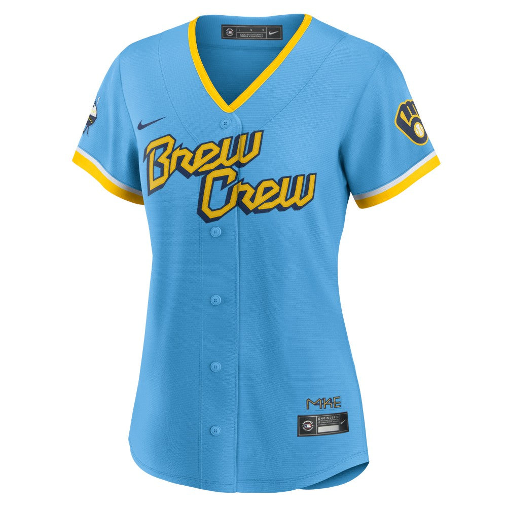 Christian Yelich Milwaukee Brewers Nike Women's City Connect Replica Player Jersey - MLB