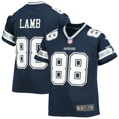 CeeDee Lamb Dallas Cowboys Youth Player Game Jersey Navy | Nike for Sale