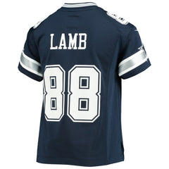 CeeDee Lamb Dallas Cowboys Youth Player Game Jersey Navy | Nike for Sale