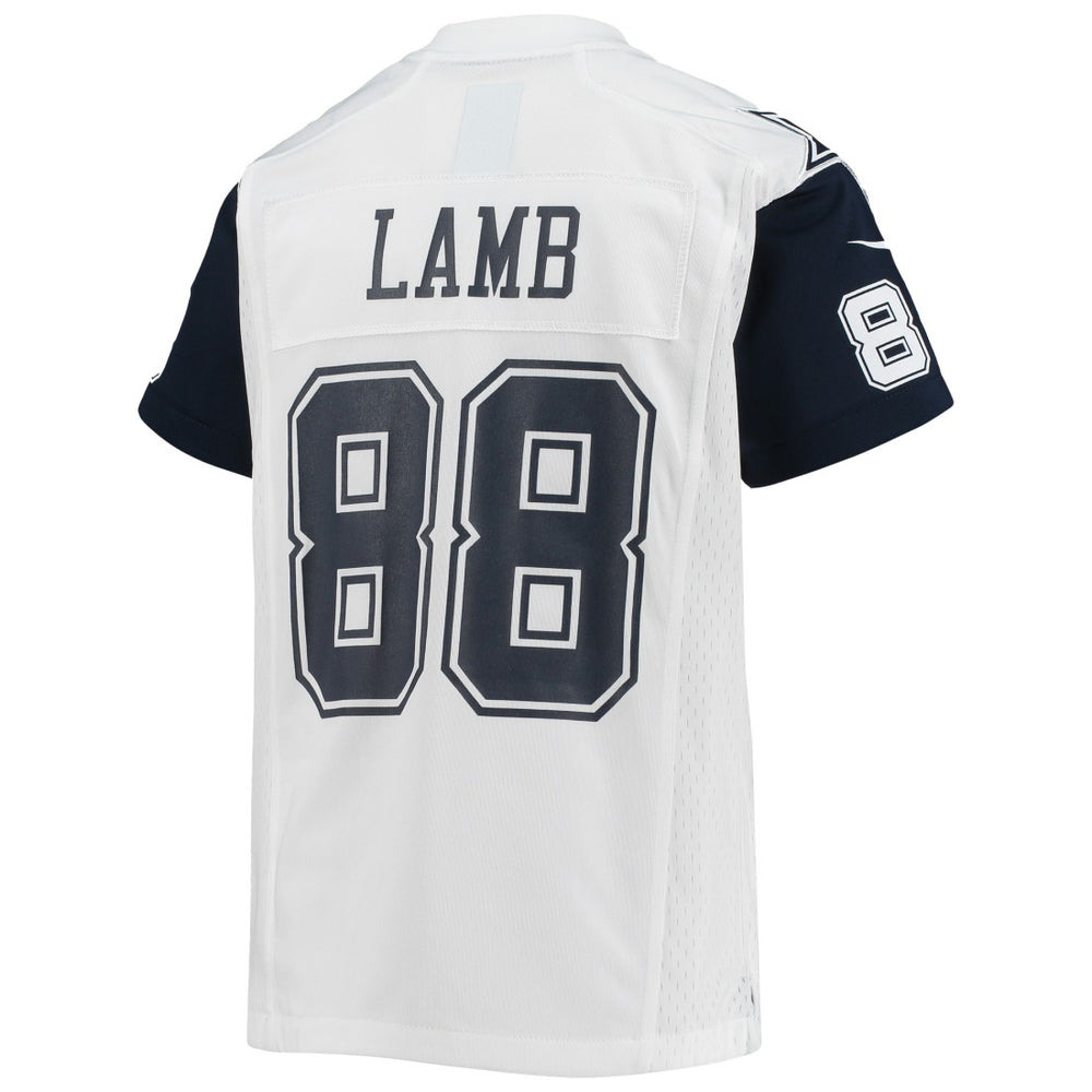 CeeDee Lamb Dallas Cowboys Youth Alternate Game Jersey White | Nike for Sale