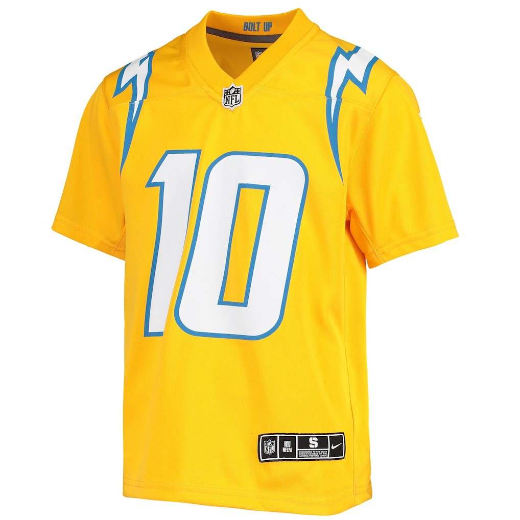 Justin Herbert Los Angeles Chargers Youth Inverted Team Game Jersey Gold | Nike for Sale