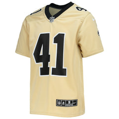 Alvin Kamara New Orleans Saints Youth Inverted Team Game Jersey Gold | Nike for Sale
