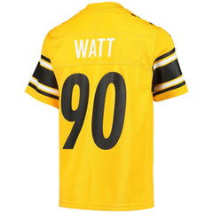 T.J. Watt Pittsburgh Steelers Youth Inverted Team Game Jersey Gold | Nike for Sale