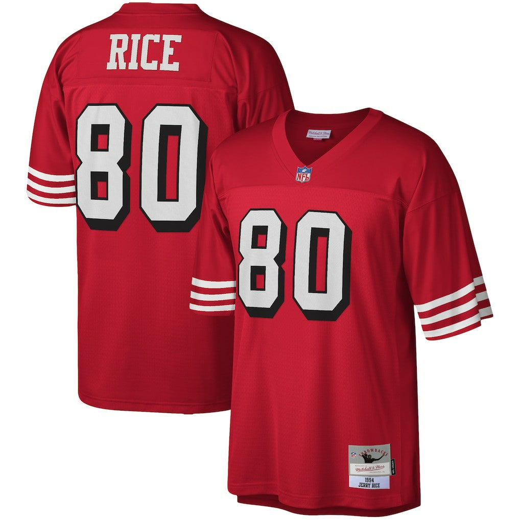 Jerry Rice San Francisco 49ers Legacy Replica Jersey Scarlet | Mitchell & Ness