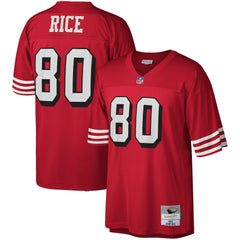 Jerry Rice San Francisco 49ers Legacy Replica Jersey Scarlet | Mitchell & Ness