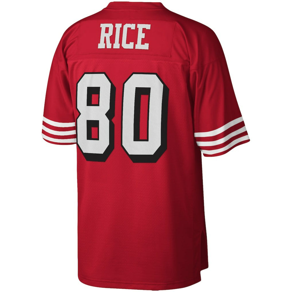 Jerry Rice San Francisco 49ers Legacy Replica Jersey Scarlet | Mitchell & Ness