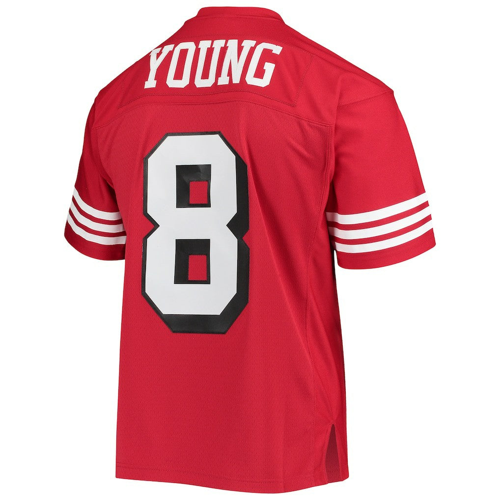 Steve Young San Francisco 49ers Legacy Replica Jersey Scarlet | Mitchell & Ness