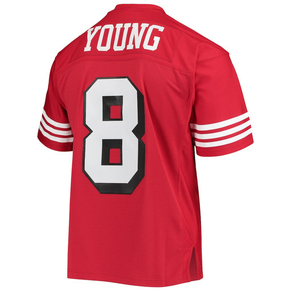 Steve Young San Francisco 49ers Legacy Replica Jersey Scarlet | Mitchell & Ness