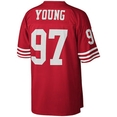 Bryant Young San Francisco 49ers Legacy Replica Jersey Scarlet | Mitchell & Ness
