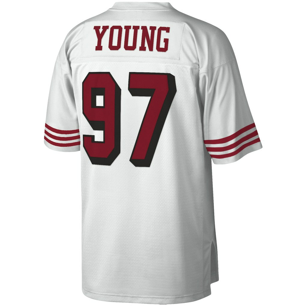 Bryant Young San Francisco 49ers Legacy Replica Jersey White | Mitchell & Ness
