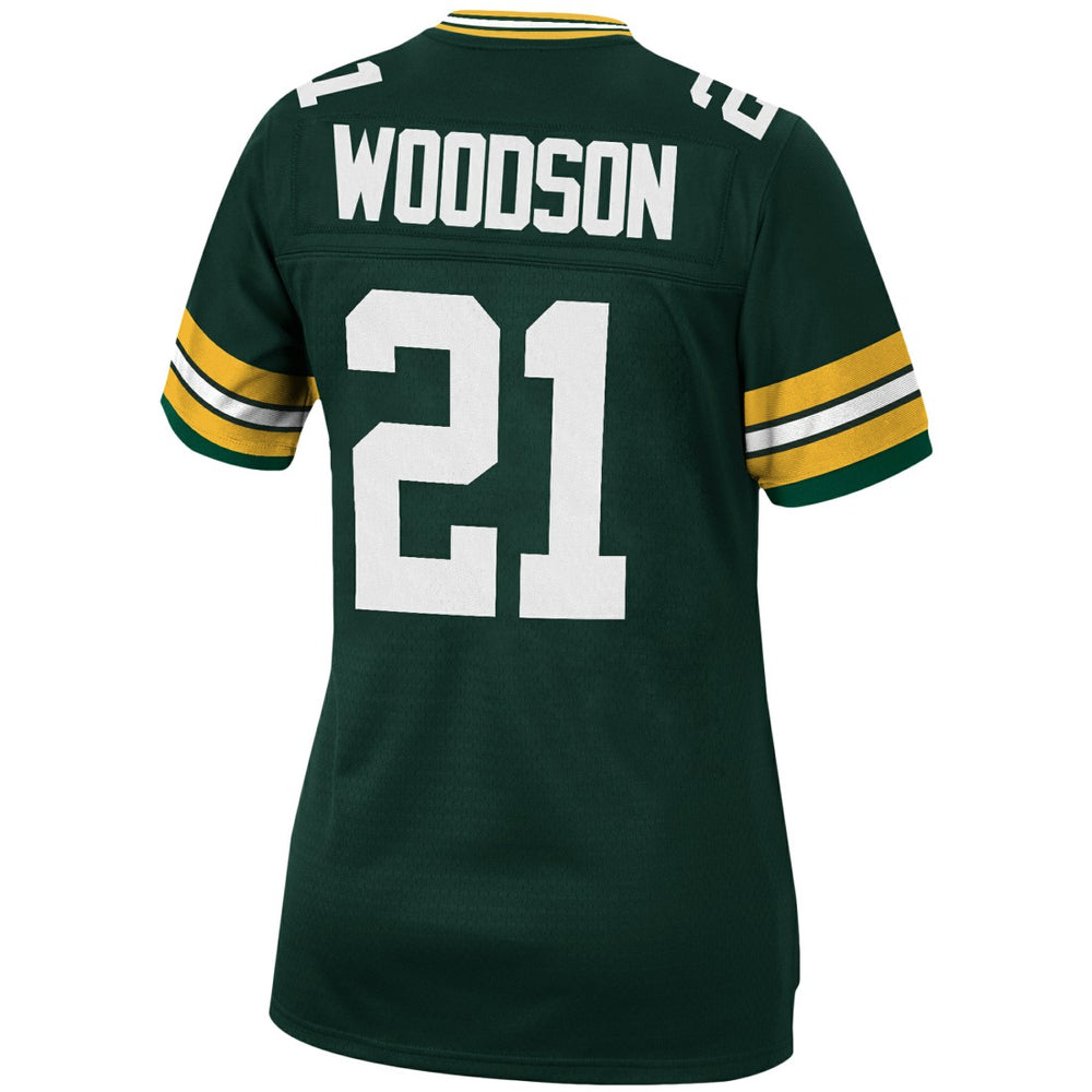 Charles Woodson Green Bay Packers Women's 2010 Legacy Replica Player Jersey Green | Mitchell & Ness