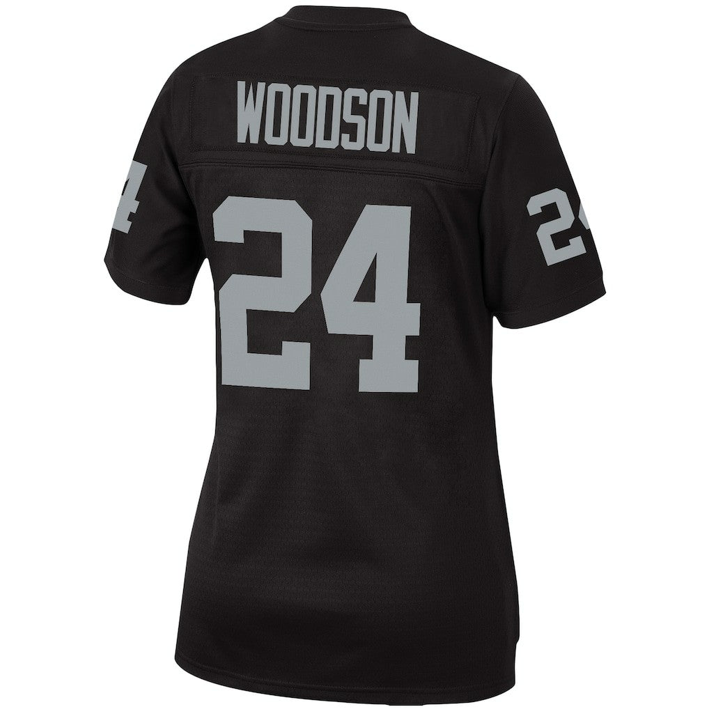Charles Woodson Las Vegas Raiders Women's Legacy Replica Team Jersey Black | Mitchell & Ness