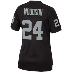 Charles Woodson Las Vegas Raiders Women's Legacy Replica Team Jersey Black | Mitchell & Ness