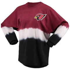 Arizona Cardinals Women's Ombre Long Sleeve T-Shirt Cardinal/White | Fanatics