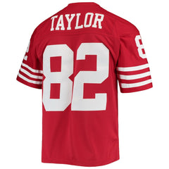 John Taylor San Francisco 49ers Legacy Replica Jersey Scarlet | Mitchell & Ness