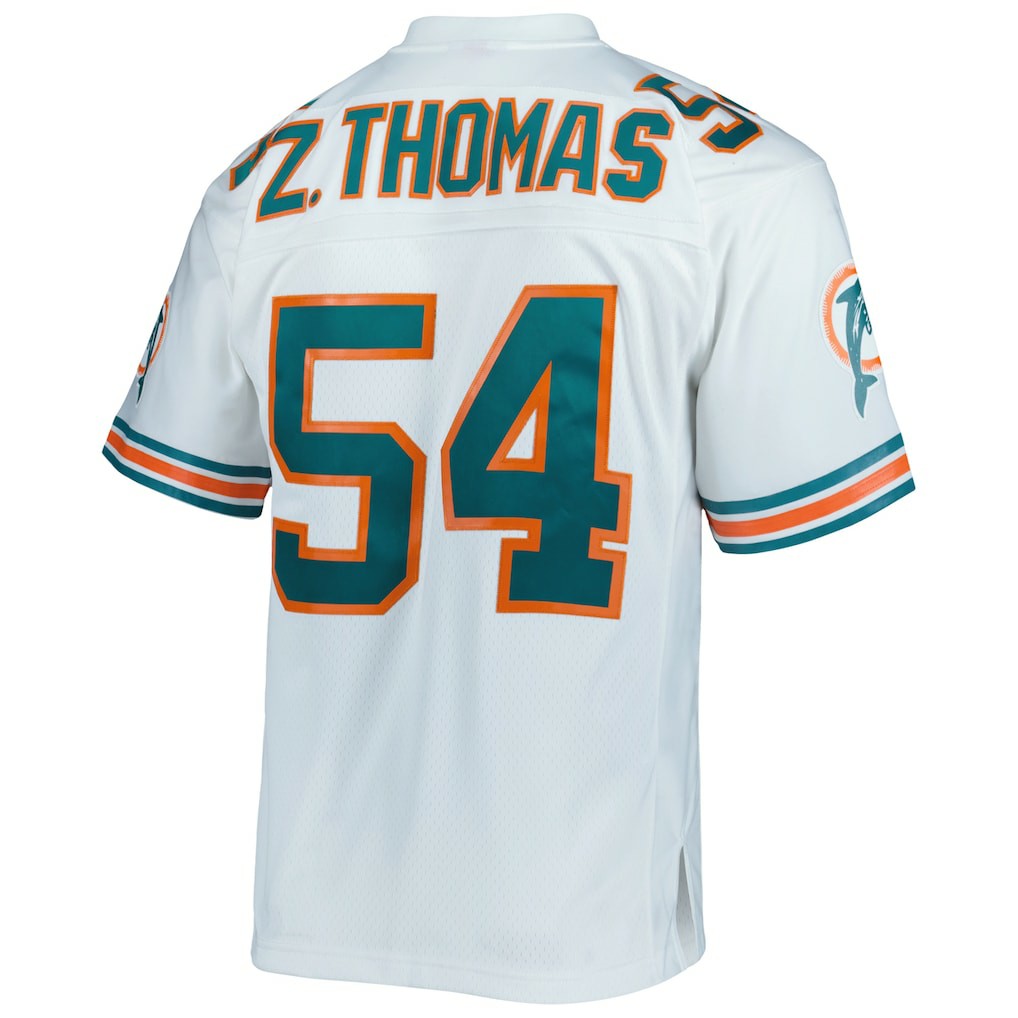 Zach Thomas Miami Dolphins Legacy Replica Jersey White | Mitchell & Ness