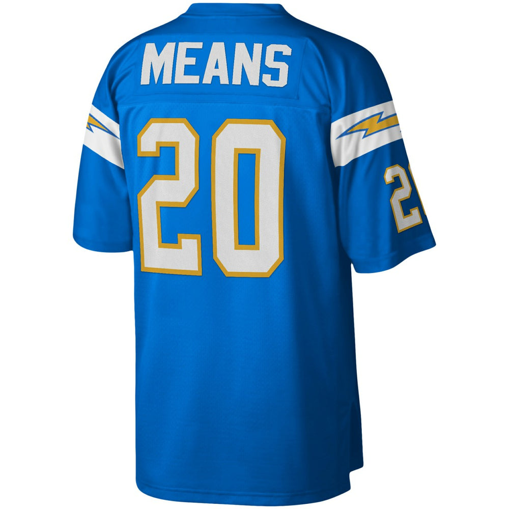 Natrone Means Los Angeles Chargers Legacy Replica Jersey Powder Blue | Mitchell & Ness