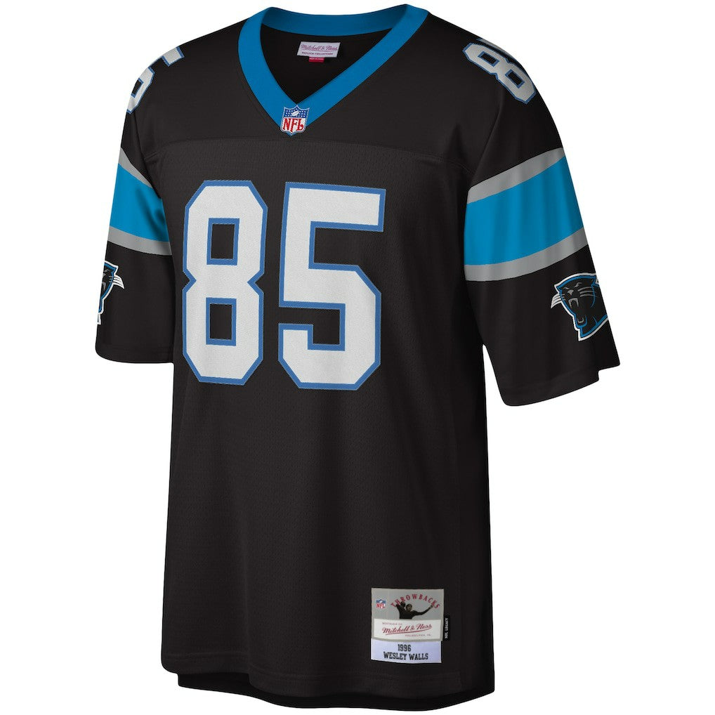 Wesley Walls Carolina Panthers Legacy Replica Jersey Black | Mitchell & Ness