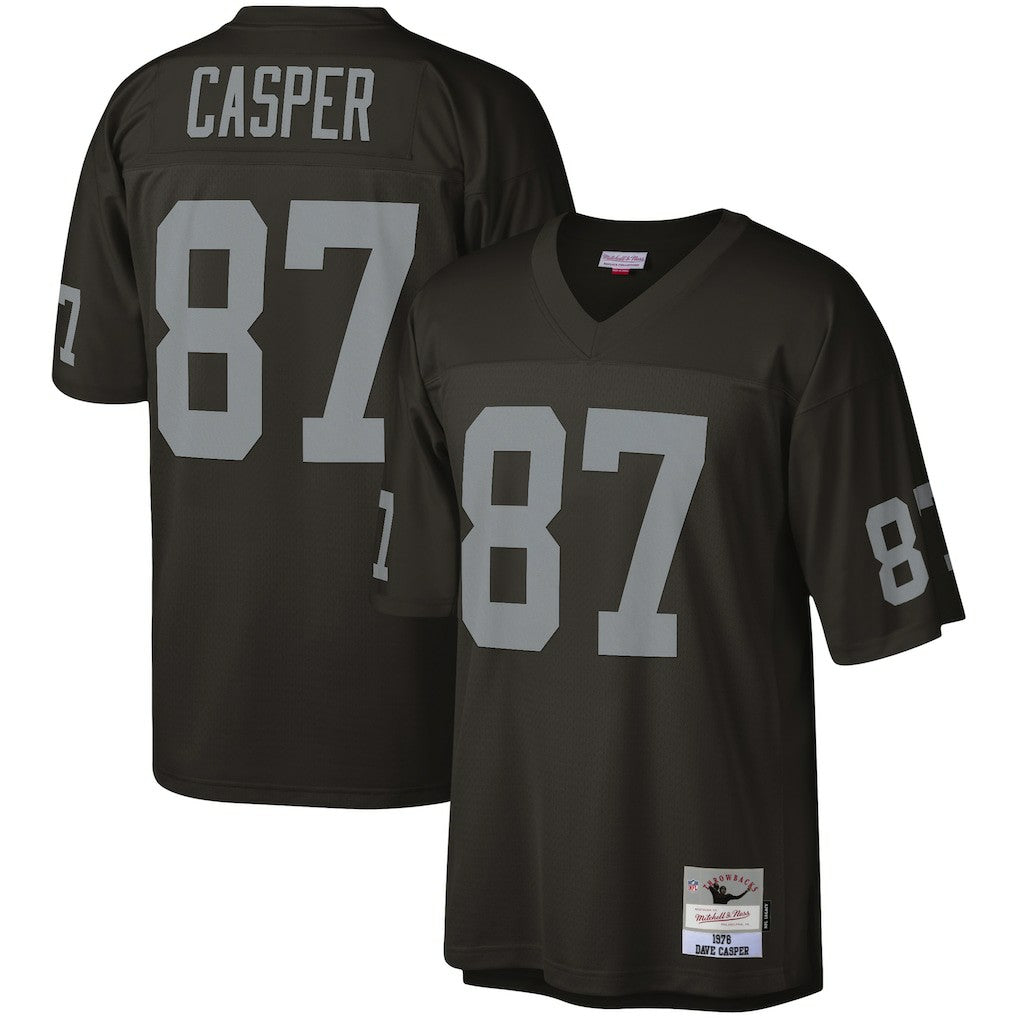 Dave Casper Las Vegas Raiders Legacy Replica Jersey Black | Mitchell & Ness