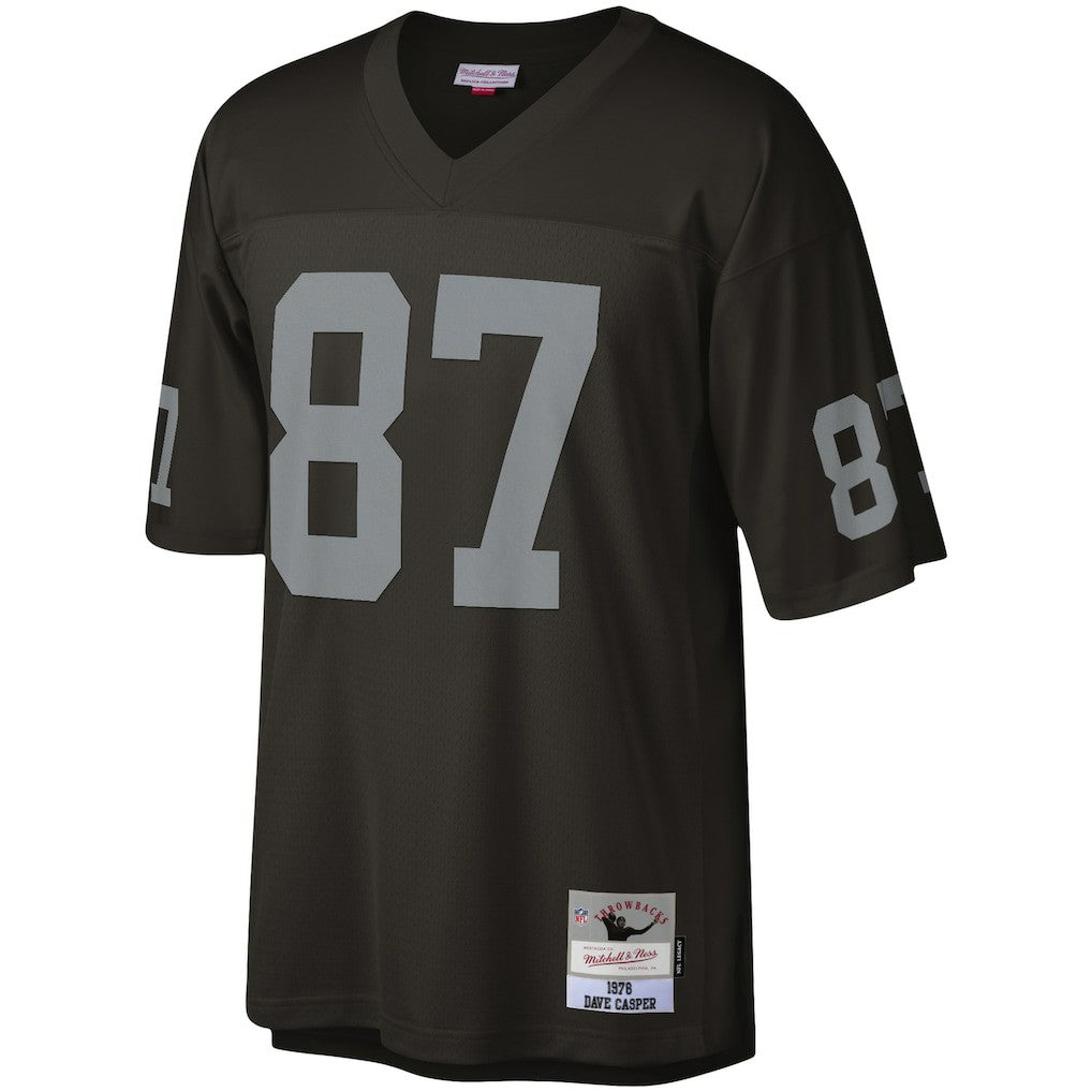 Dave Casper Las Vegas Raiders Legacy Replica Jersey Black | Mitchell & Ness