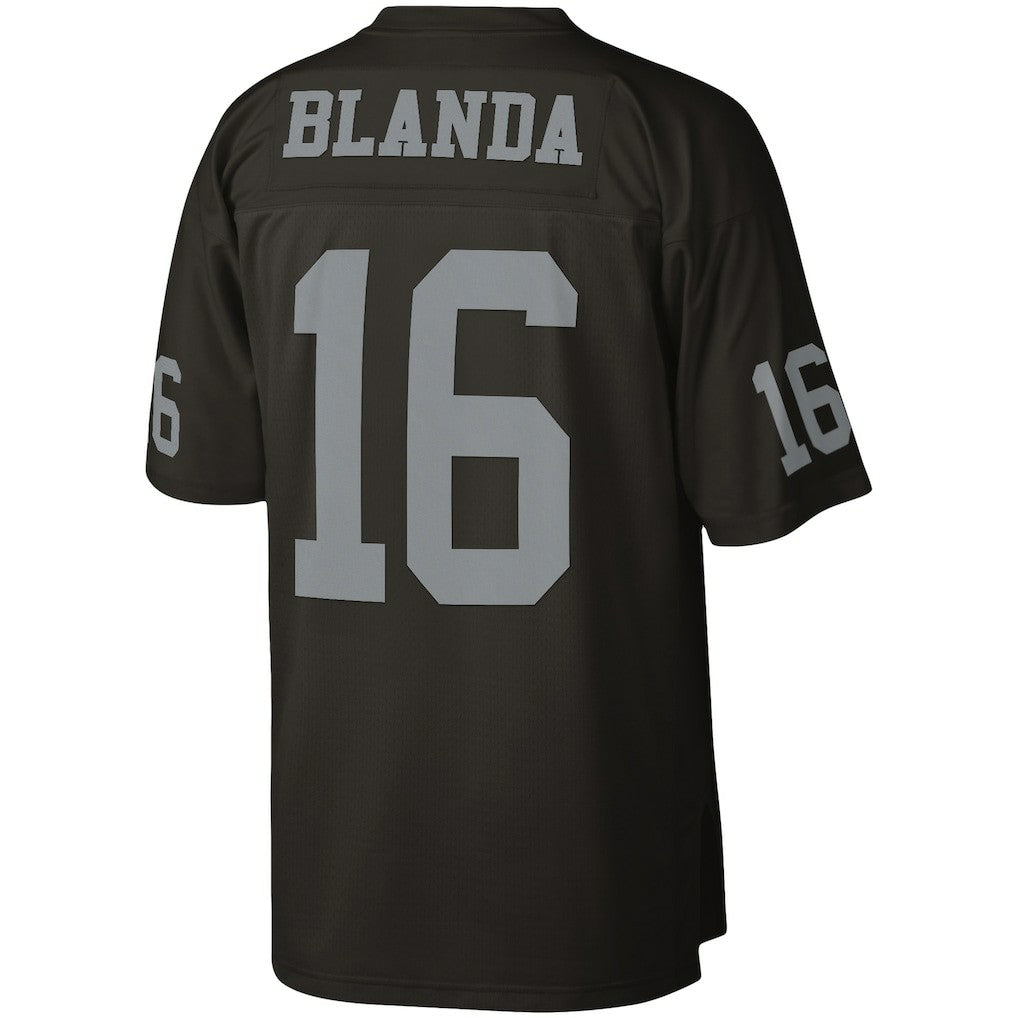 George Blanda Las Vegas Raiders Legacy Replica Jersey Black | Mitchell & Ness