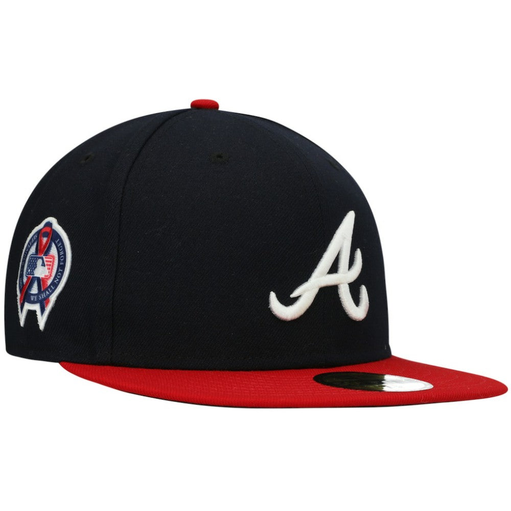 Atlanta Braves New Era 9/11 Memorial Side Patch 59FIFTY Fitted Hat - MLB
