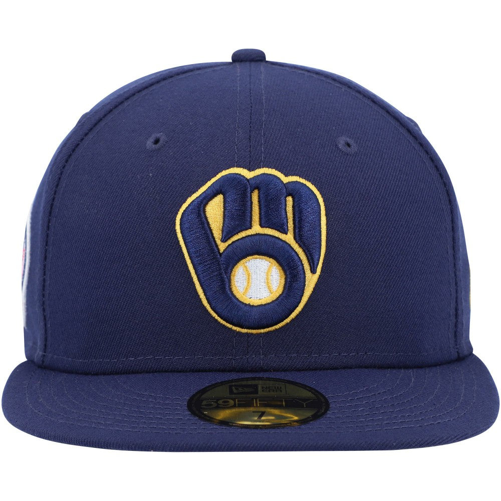Milwaukee Brewers New Era 9/11 Memorial Side Patch 59FIFTY Fitted Hat - MLB