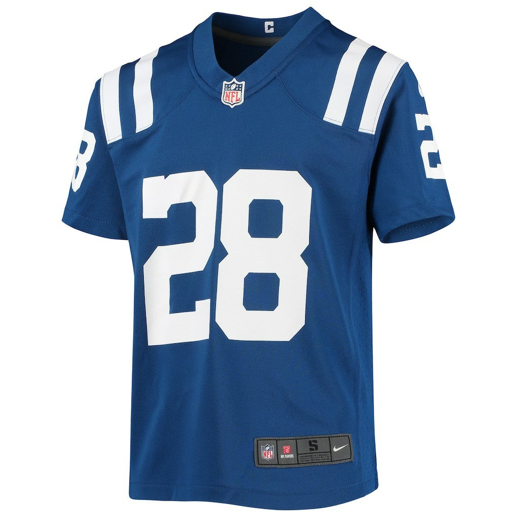 Jonathan Taylor Indianapolis Colts Youth Game Jersey Royal | Nike for Sale