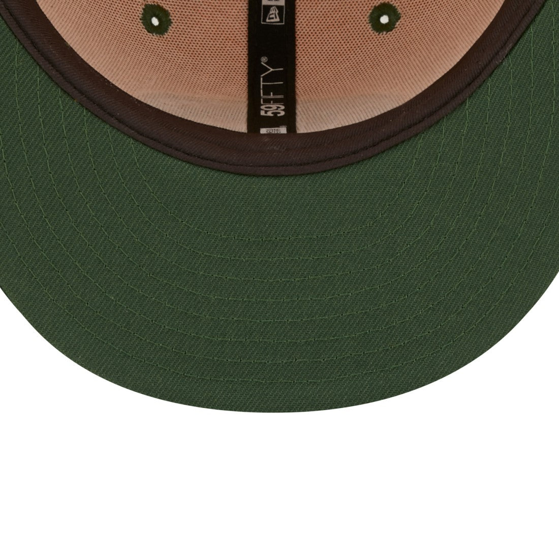 Green Bay Packers New Era Flipside 2Tone 59FIFTY Fitted Hat Gold/Green | NFL