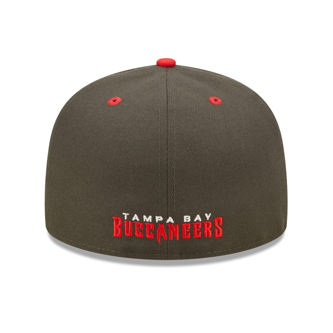 Tampa Bay Buccaneers New Era Flipside 2Tone 59FIFTY Fitted Hat Pewter/Red | NFL