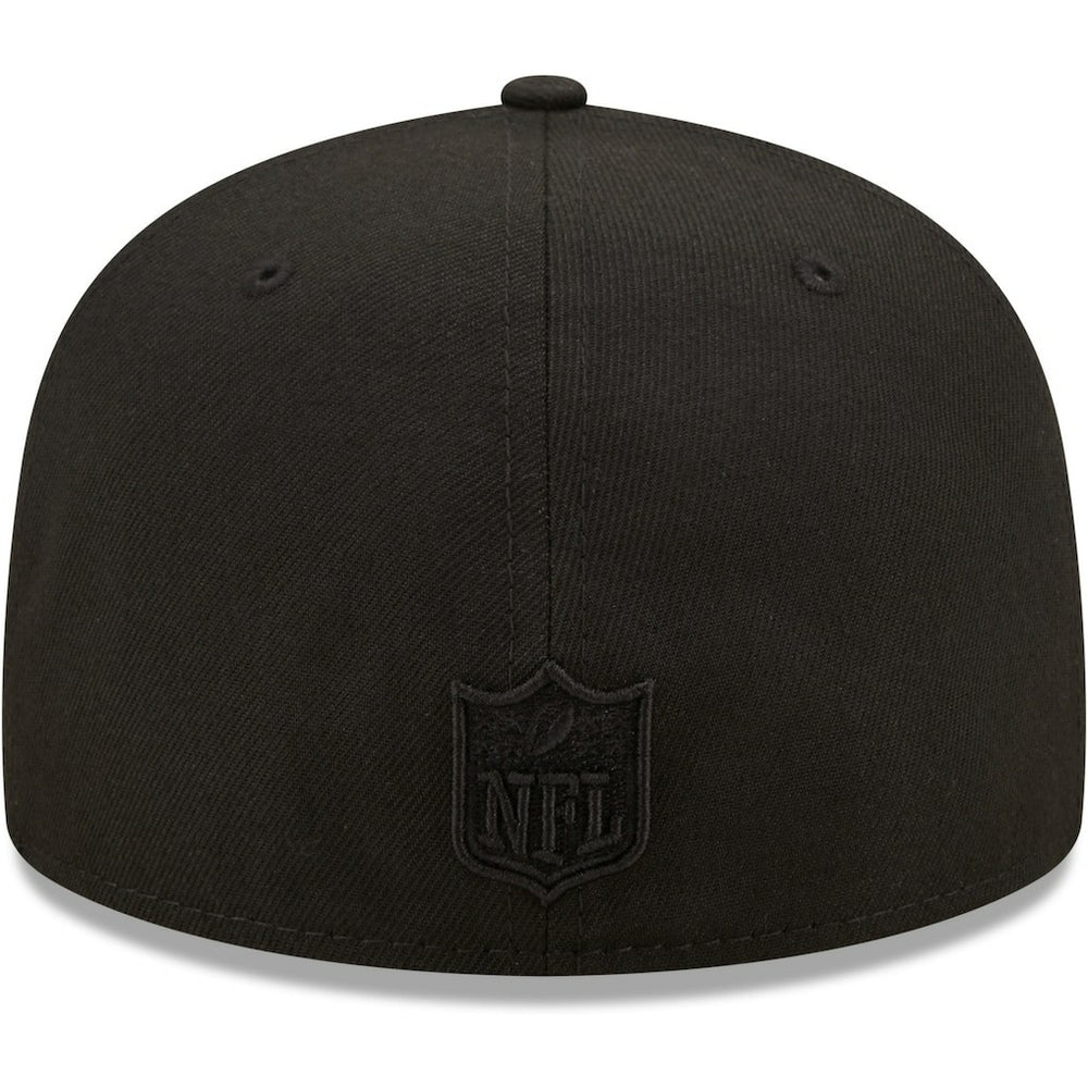 Atlanta Falcons New Era Team Black on Black Alternate 59FIFTY Fitted Hat | NFL