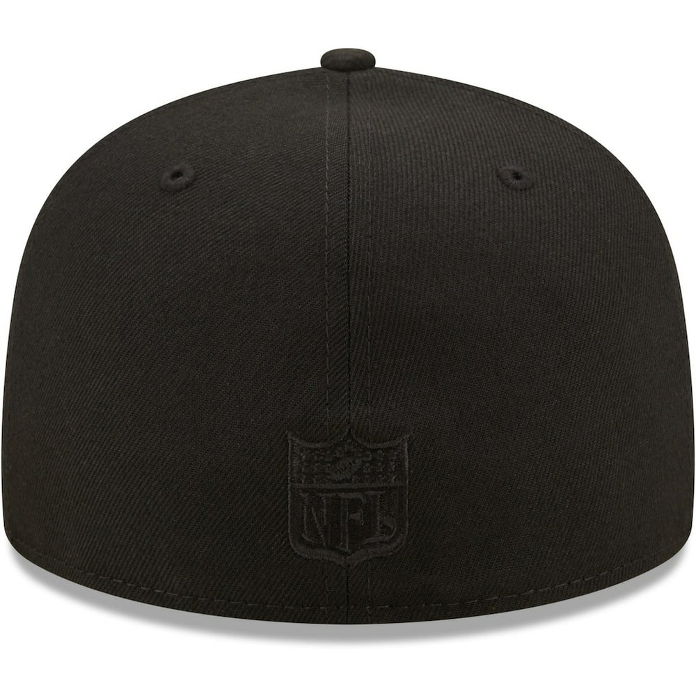 Cleveland Browns New Era Team Black on Black Alternate Logo 59FIFTY Fitted Hat | NFL