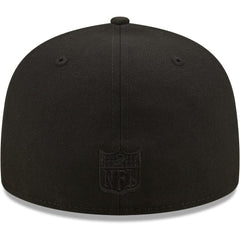 Cleveland Browns New Era Team Black on Black Alternate Logo 59FIFTY Fitted Hat | NFL