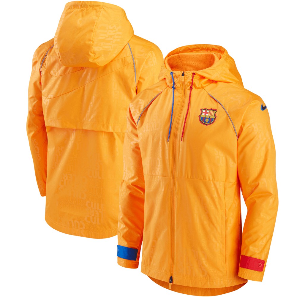 Barcelona All-Weather Full-Zip Jacket Orange | Nike online