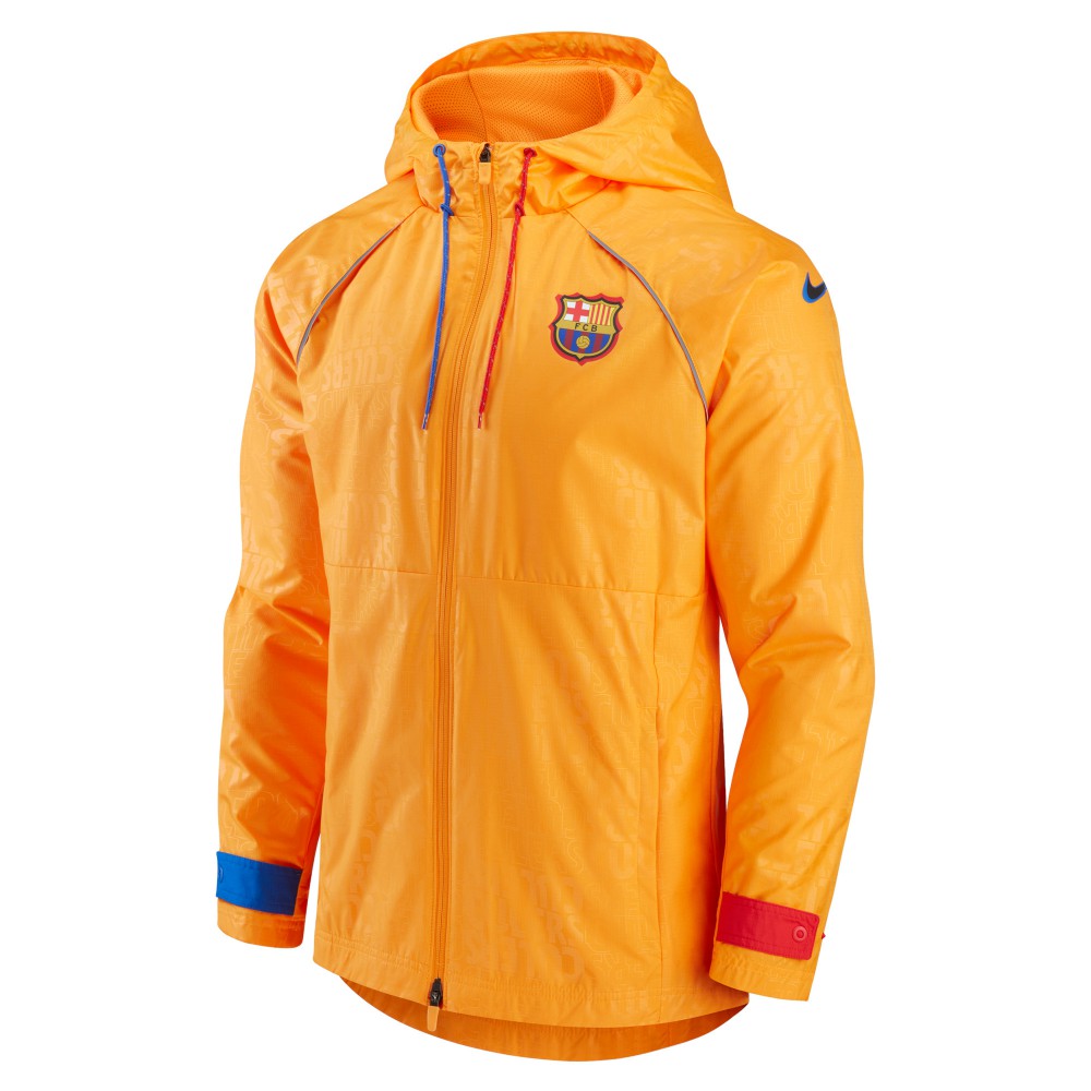 Barcelona All-Weather Full-Zip Jacket Orange | Nike online