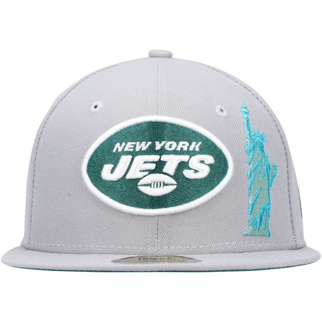 New York Jets New Era City Describe 59FIFTY Fitted Hat Gray | NFL