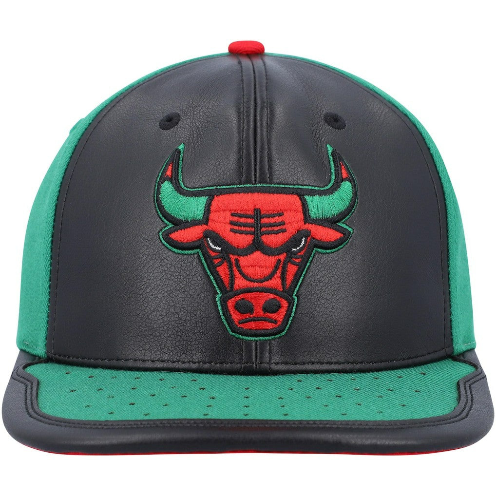 Chicago Bulls Day One Snapback Hat Black/Green - NBA