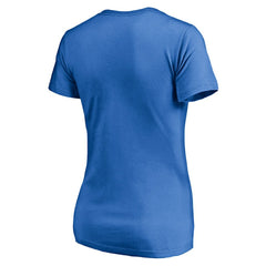 Los Angeles Chargers Women's Long Stride V-Neck T-Shirt Powder Blue | NFL