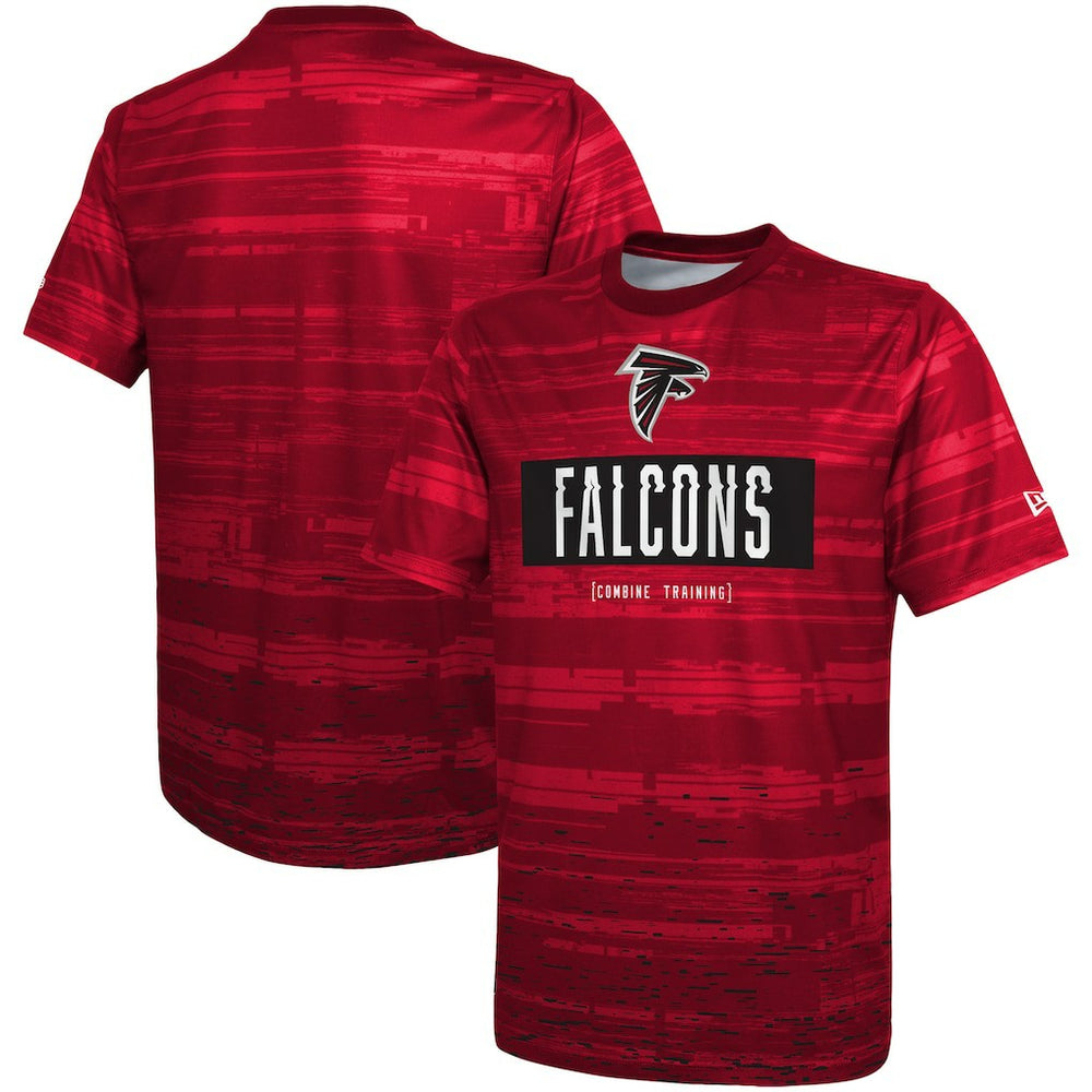 Atlanta Falcons New Era Combine Authentic Sweep T-Shirt Red | NFL