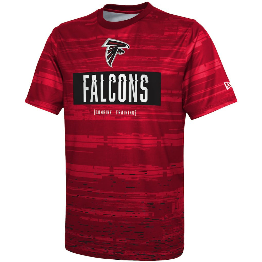 Atlanta Falcons New Era Combine Authentic Sweep T-Shirt Red | NFL