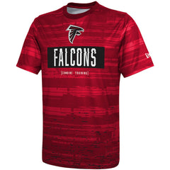Atlanta Falcons New Era Combine Authentic Sweep T-Shirt Red | NFL