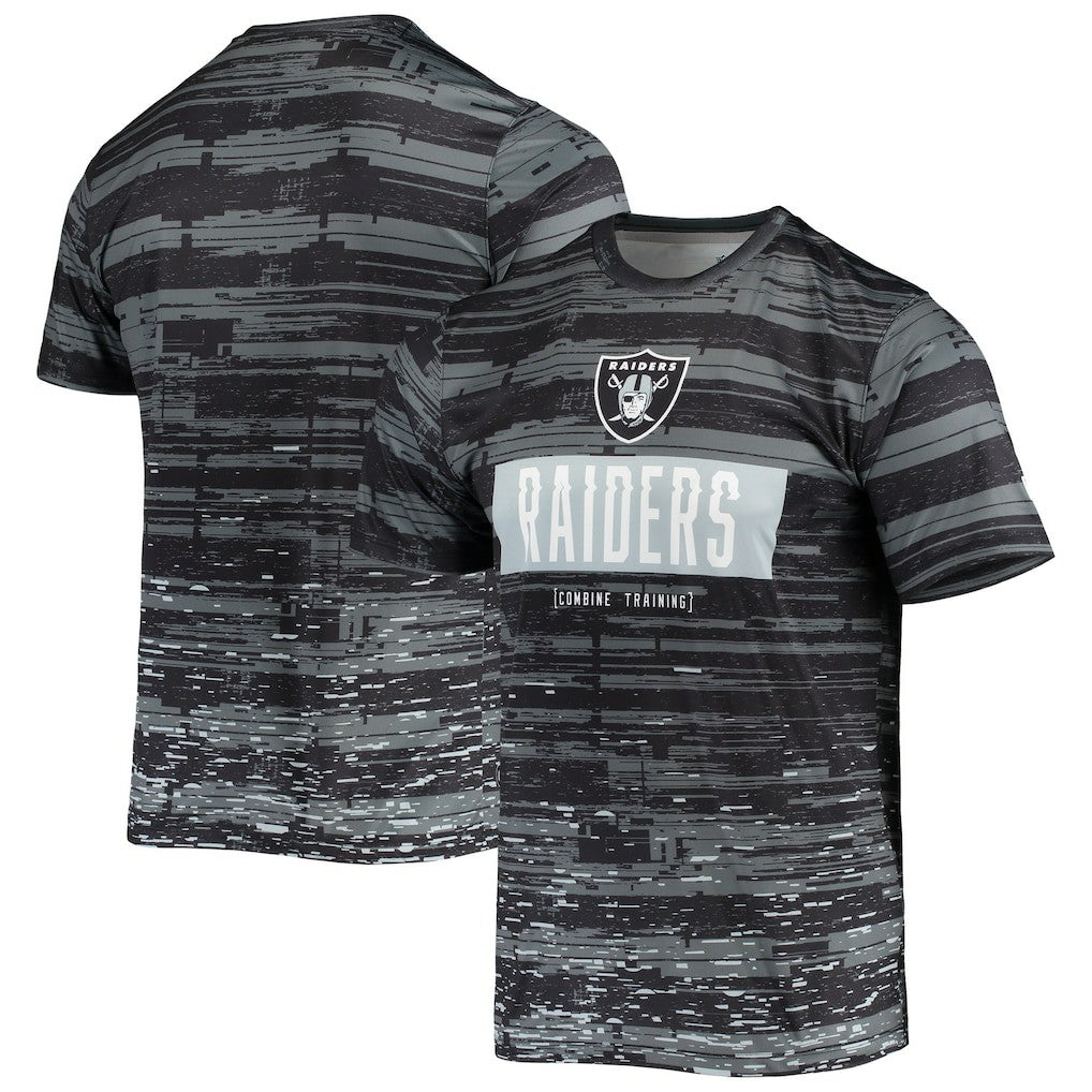 Las Vegas Raiders New Era Combine Authentic Sweep T-Shirt Black | NFL