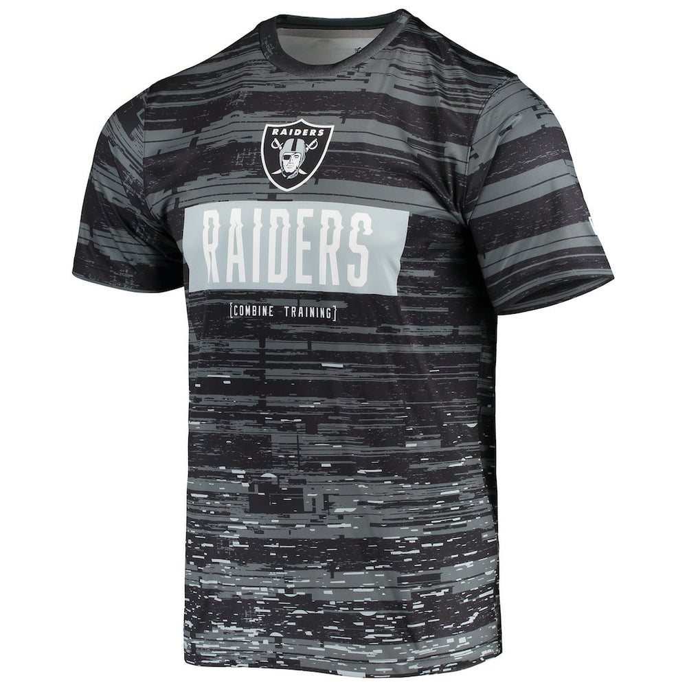 Las Vegas Raiders New Era Combine Authentic Sweep T-Shirt Black | NFL