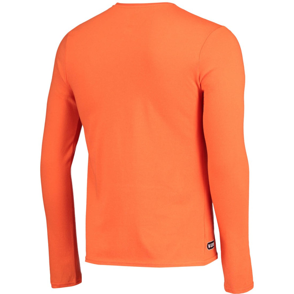 Denver Broncos New Era Combine Authentic Static Abbreviation Long Sleeve T-Shirt Orange | NFL