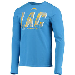 Los Angeles Chargers New Era Combine Authentic Static Abbreviation Long Sleeve T-Shirt Powder Blue | NFL