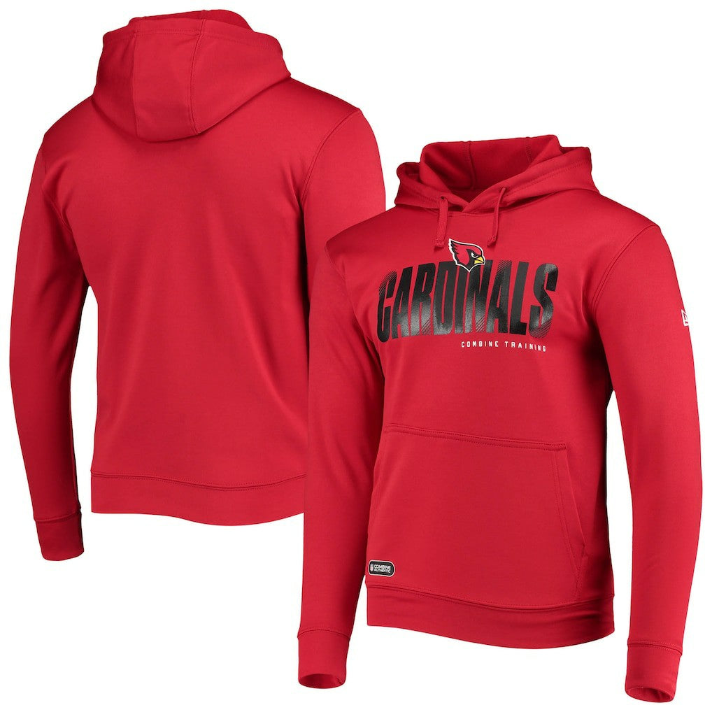 Arizona Cardinals New Era Combine Authentic Hard Hash Pullover Hoodie Cardinal | NFL